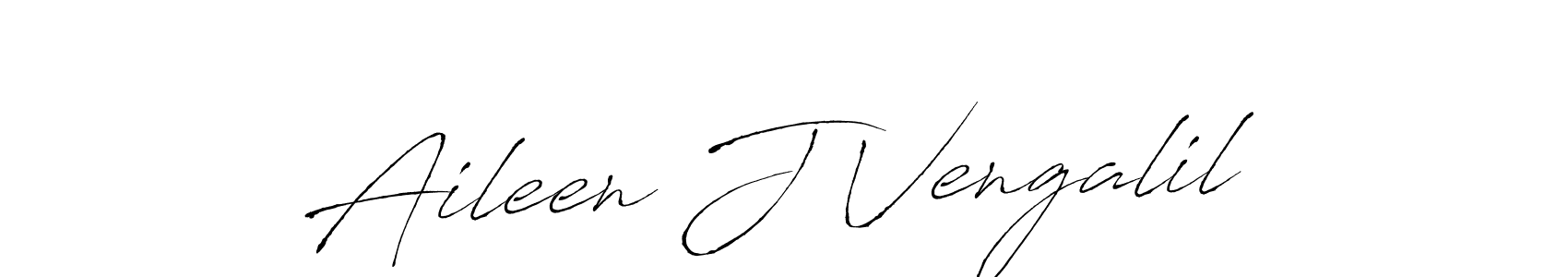 Make a beautiful signature design for name Aileen J Vengalil. Use this online signature maker to create a handwritten signature for free. Aileen J Vengalil signature style 6 images and pictures png