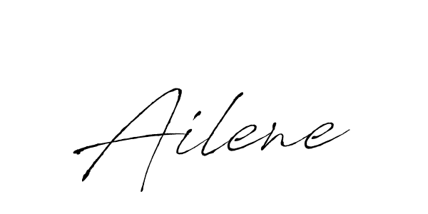 Use a signature maker to create a handwritten signature online. With this signature software, you can design (Antro_Vectra) your own signature for name Ailene. Ailene signature style 6 images and pictures png