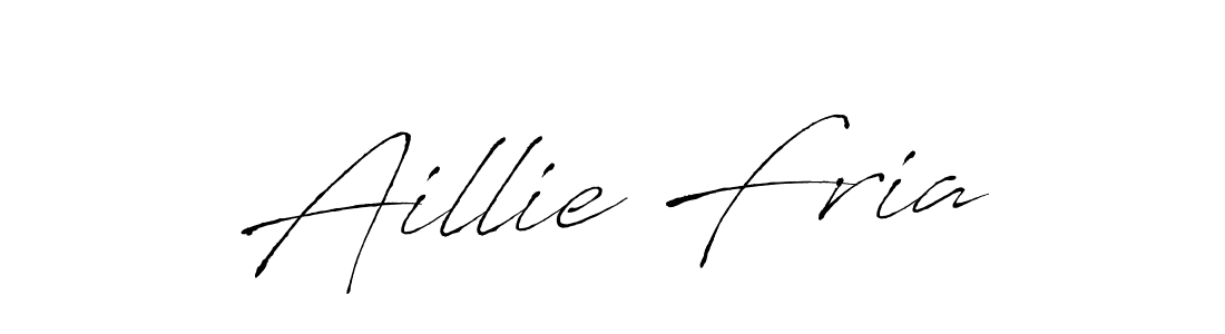 Also we have Aillie Fria name is the best signature style. Create professional handwritten signature collection using Antro_Vectra autograph style. Aillie Fria signature style 6 images and pictures png