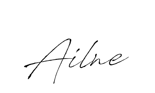 How to make Ailne name signature. Use Antro_Vectra style for creating short signs online. This is the latest handwritten sign. Ailne signature style 6 images and pictures png