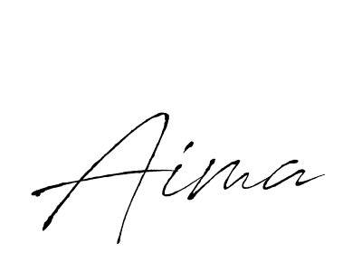 Also we have Aima name is the best signature style. Create professional handwritten signature collection using Antro_Vectra autograph style. Aima signature style 6 images and pictures png