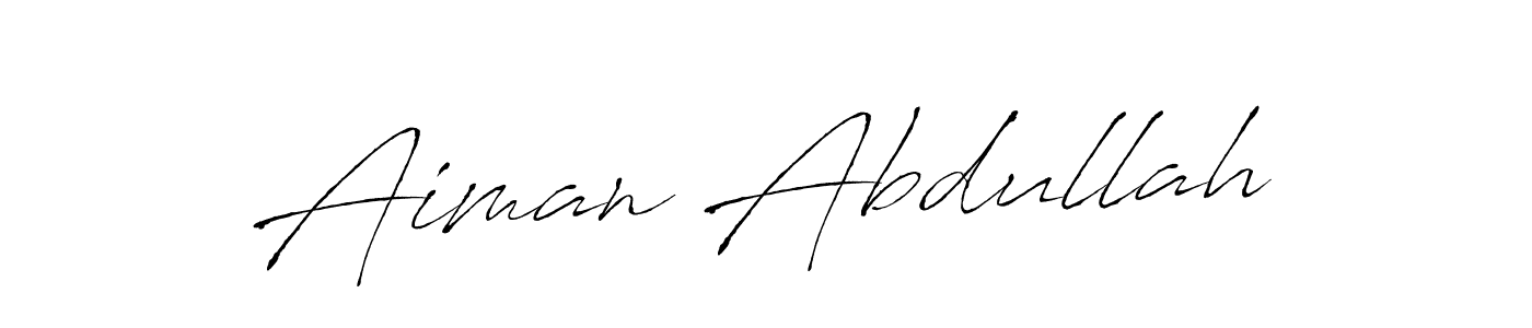 You should practise on your own different ways (Antro_Vectra) to write your name (Aiman Abdullah) in signature. don't let someone else do it for you. Aiman Abdullah signature style 6 images and pictures png