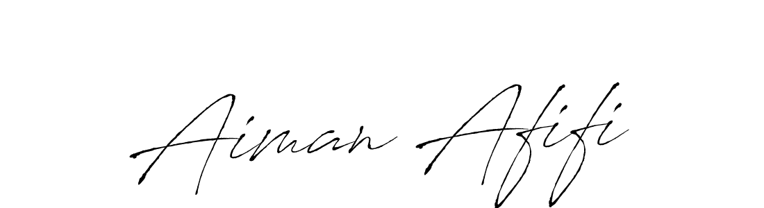 Create a beautiful signature design for name Aiman Afifi. With this signature (Antro_Vectra) fonts, you can make a handwritten signature for free. Aiman Afifi signature style 6 images and pictures png