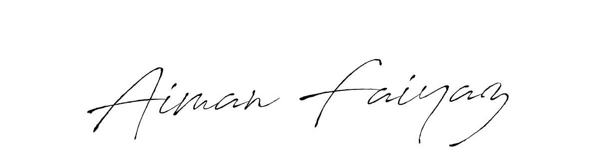 if you are searching for the best signature style for your name Aiman Faiyaz. so please give up your signature search. here we have designed multiple signature styles  using Antro_Vectra. Aiman Faiyaz signature style 6 images and pictures png