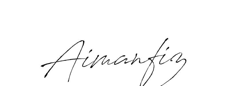 Antro_Vectra is a professional signature style that is perfect for those who want to add a touch of class to their signature. It is also a great choice for those who want to make their signature more unique. Get Aimanfiz name to fancy signature for free. Aimanfiz signature style 6 images and pictures png