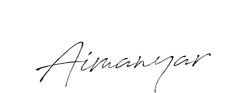 You should practise on your own different ways (Antro_Vectra) to write your name (Aimanyar) in signature. don't let someone else do it for you. Aimanyar signature style 6 images and pictures png