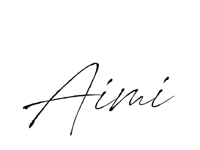 How to make Aimi signature? Antro_Vectra is a professional autograph style. Create handwritten signature for Aimi name. Aimi signature style 6 images and pictures png
