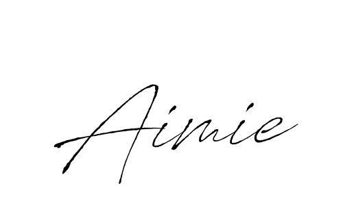 Aimie stylish signature style. Best Handwritten Sign (Antro_Vectra) for my name. Handwritten Signature Collection Ideas for my name Aimie. Aimie signature style 6 images and pictures png