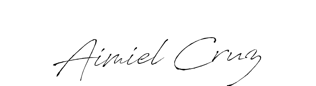 This is the best signature style for the Aimiel Cruz name. Also you like these signature font (Antro_Vectra). Mix name signature. Aimiel Cruz signature style 6 images and pictures png