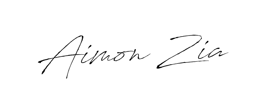 It looks lik you need a new signature style for name Aimon Zia. Design unique handwritten (Antro_Vectra) signature with our free signature maker in just a few clicks. Aimon Zia signature style 6 images and pictures png