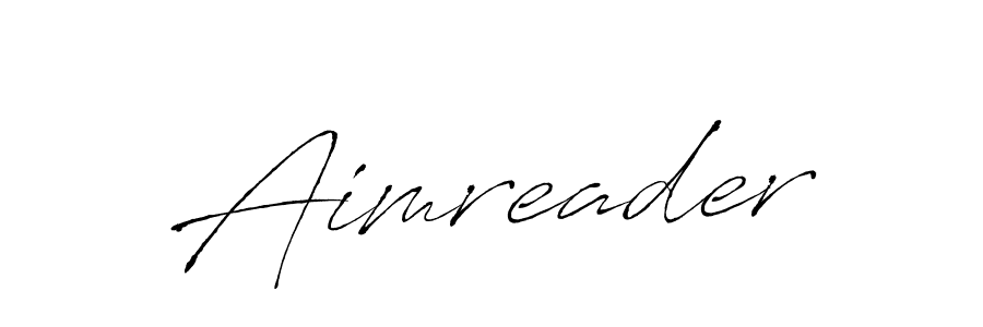 Also You can easily find your signature by using the search form. We will create Aimreader name handwritten signature images for you free of cost using Antro_Vectra sign style. Aimreader signature style 6 images and pictures png