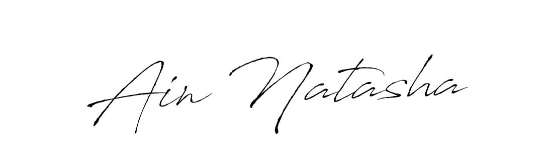 if you are searching for the best signature style for your name Ain Natasha. so please give up your signature search. here we have designed multiple signature styles  using Antro_Vectra. Ain Natasha signature style 6 images and pictures png