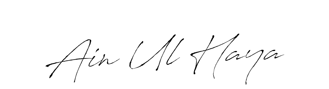 How to make Ain Ul Haya name signature. Use Antro_Vectra style for creating short signs online. This is the latest handwritten sign. Ain Ul Haya signature style 6 images and pictures png