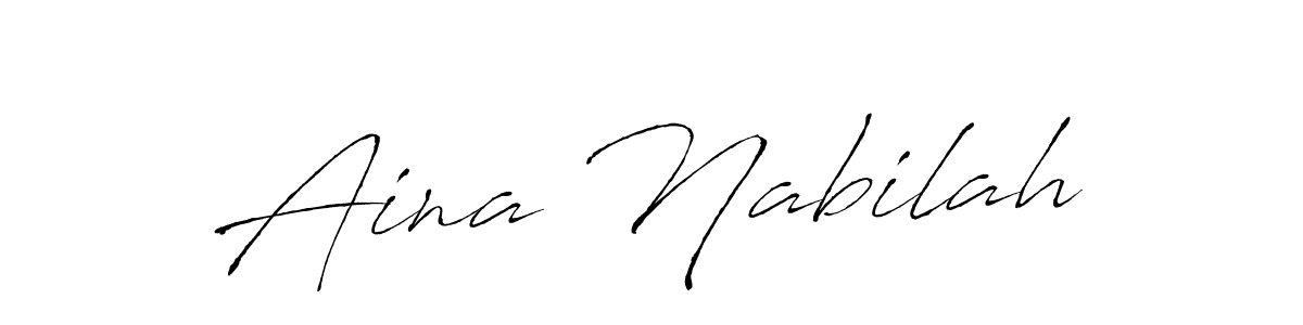 You can use this online signature creator to create a handwritten signature for the name Aina Nabilah. This is the best online autograph maker. Aina Nabilah signature style 6 images and pictures png