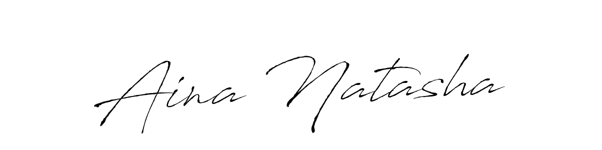 Make a beautiful signature design for name Aina Natasha. Use this online signature maker to create a handwritten signature for free. Aina Natasha signature style 6 images and pictures png