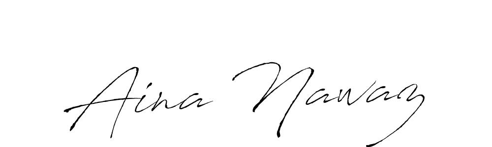 Create a beautiful signature design for name Aina Nawaz. With this signature (Antro_Vectra) fonts, you can make a handwritten signature for free. Aina Nawaz signature style 6 images and pictures png