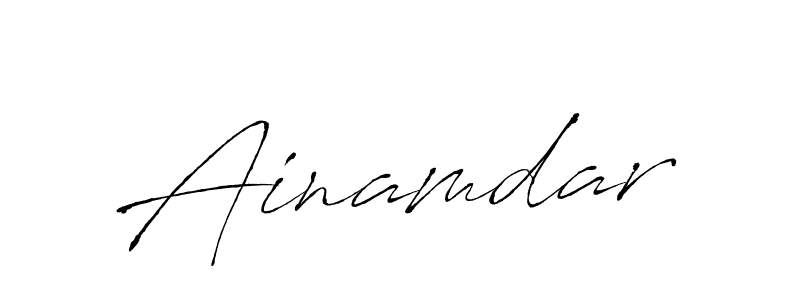 Ainamdar stylish signature style. Best Handwritten Sign (Antro_Vectra) for my name. Handwritten Signature Collection Ideas for my name Ainamdar. Ainamdar signature style 6 images and pictures png