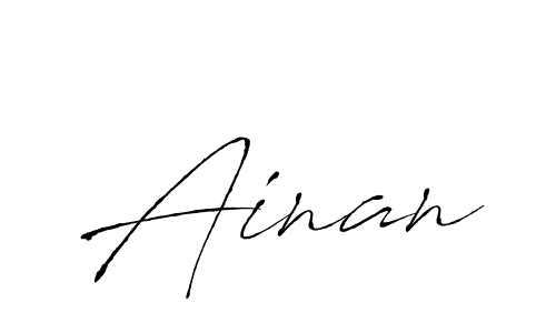 Make a beautiful signature design for name Ainan. Use this online signature maker to create a handwritten signature for free. Ainan signature style 6 images and pictures png