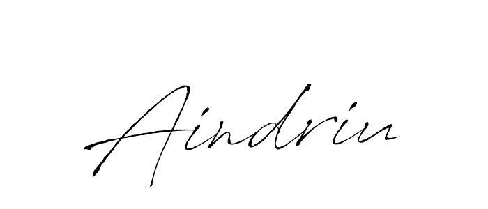 How to make Aindriu name signature. Use Antro_Vectra style for creating short signs online. This is the latest handwritten sign. Aindriu signature style 6 images and pictures png