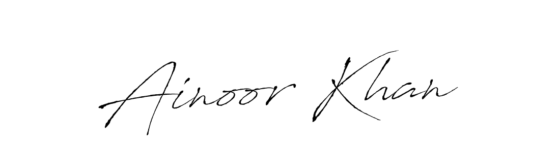 It looks lik you need a new signature style for name Ainoor Khan. Design unique handwritten (Antro_Vectra) signature with our free signature maker in just a few clicks. Ainoor Khan signature style 6 images and pictures png