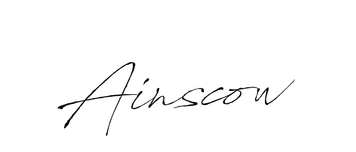 Also You can easily find your signature by using the search form. We will create Ainscow name handwritten signature images for you free of cost using Antro_Vectra sign style. Ainscow signature style 6 images and pictures png
