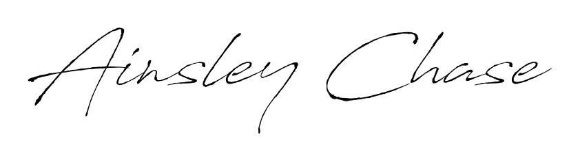 A classic penmanship look for Ainsley Chase. The Antro_Vectra font brings timeless elegance and confidence to every signed document. Ainsley Chase signature style 6 images and pictures png