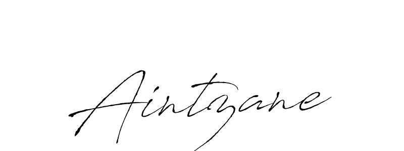 Antro_Vectra is a professional signature style that is perfect for those who want to add a touch of class to their signature. It is also a great choice for those who want to make their signature more unique. Get Aintzane name to fancy signature for free. Aintzane signature style 6 images and pictures png
