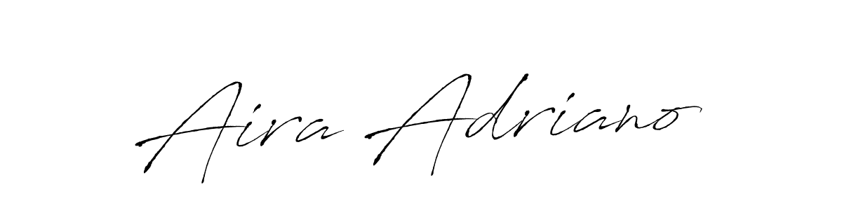 Use a signature maker to create a handwritten signature online. With this signature software, you can design (Antro_Vectra) your own signature for name Aira Adriano. Aira Adriano signature style 6 images and pictures png