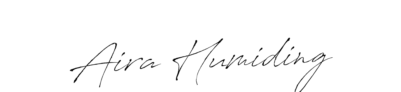 Aira Humiding stylish signature style. Best Handwritten Sign (Antro_Vectra) for my name. Handwritten Signature Collection Ideas for my name Aira Humiding. Aira Humiding signature style 6 images and pictures png