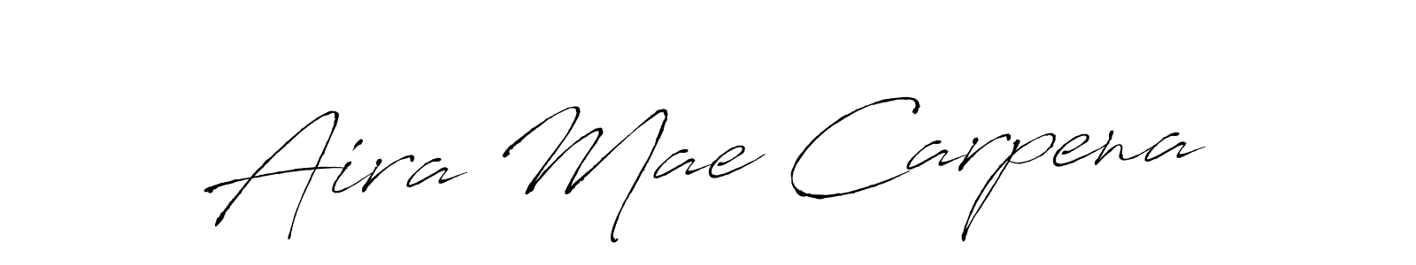 Make a beautiful signature design for name Aira Mae Carpena. Use this online signature maker to create a handwritten signature for free. Aira Mae Carpena signature style 6 images and pictures png