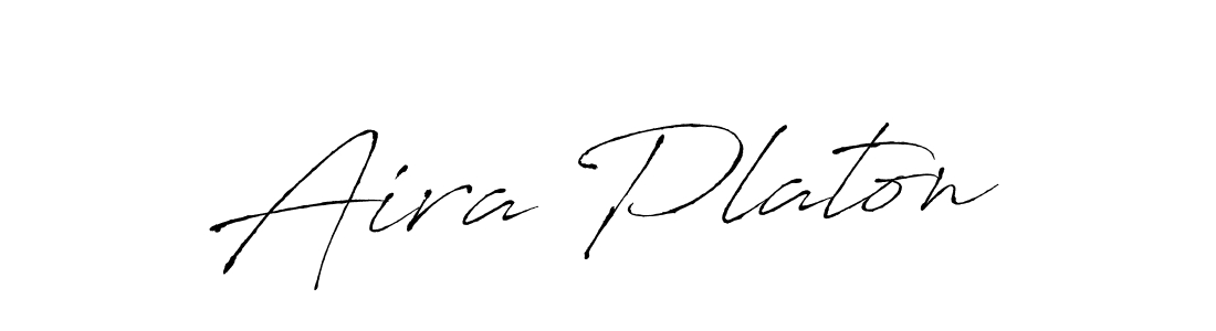 Similarly Antro_Vectra is the best handwritten signature design. Signature creator online .You can use it as an online autograph creator for name Aira Platon. Aira Platon signature style 6 images and pictures png