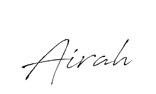 Airah stylish signature style. Best Handwritten Sign (Antro_Vectra) for my name. Handwritten Signature Collection Ideas for my name Airah. Airah signature style 6 images and pictures png