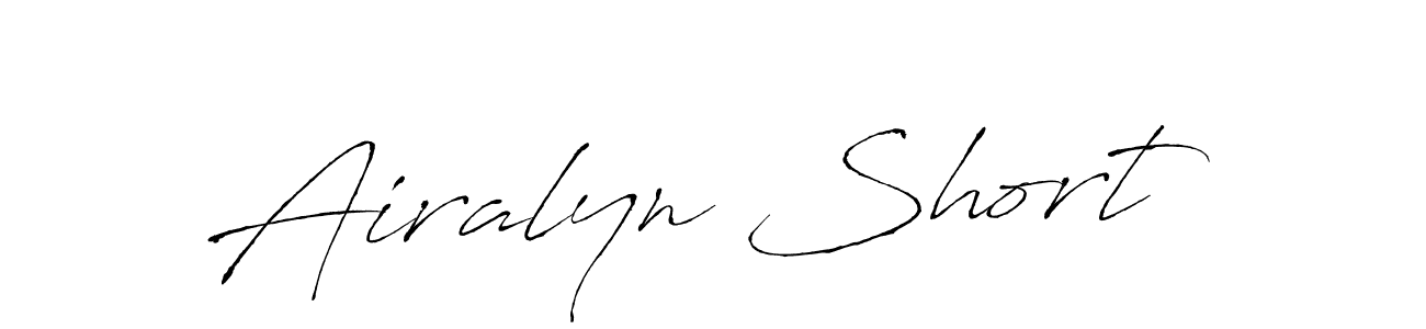 The best way (Antro_Vectra) to make a short signature is to pick only two or three words in your name. The name Airalyn Short include a total of six letters. For converting this name. Airalyn Short signature style 6 images and pictures png