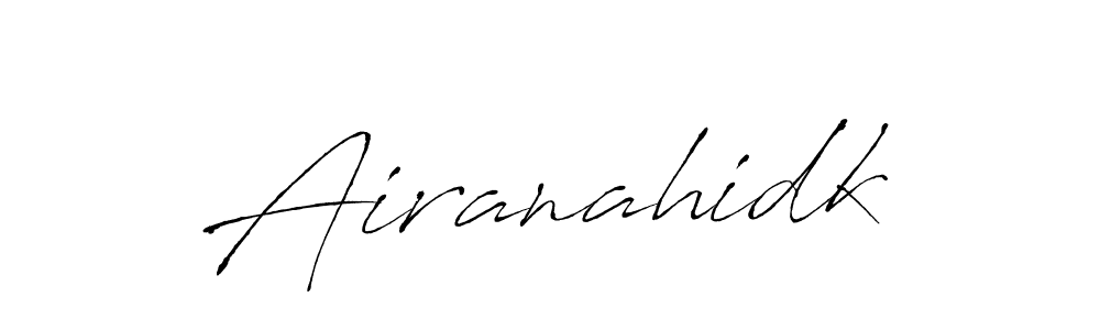 It looks lik you need a new signature style for name Airanahidk. Design unique handwritten (Antro_Vectra) signature with our free signature maker in just a few clicks. Airanahidk signature style 6 images and pictures png