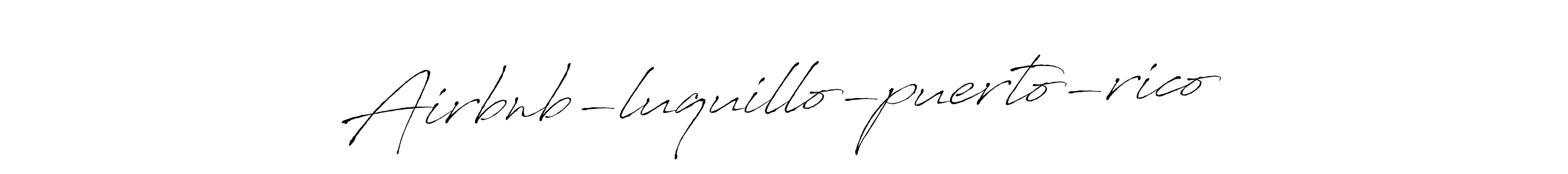 Create a beautiful signature design for name Airbnb-luquillo-puerto-rico. With this signature (Antro_Vectra) fonts, you can make a handwritten signature for free. Airbnb-luquillo-puerto-rico signature style 6 images and pictures png