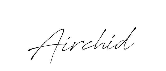 Design your own signature with our free online signature maker. With this signature software, you can create a handwritten (Antro_Vectra) signature for name Airchid. Airchid signature style 6 images and pictures png