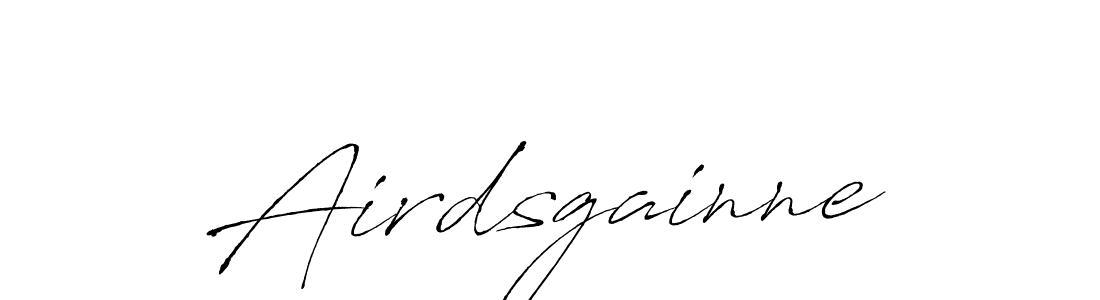 Design your own signature with our free online signature maker. With this signature software, you can create a handwritten (Antro_Vectra) signature for name Airdsgainne. Airdsgainne signature style 6 images and pictures png