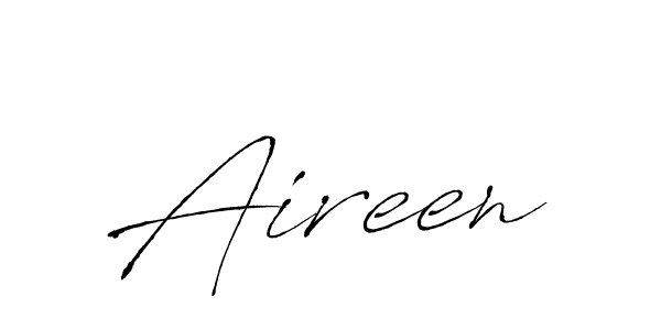 The best way (Antro_Vectra) to make a short signature is to pick only two or three words in your name. The name Aireen include a total of six letters. For converting this name. Aireen signature style 6 images and pictures png