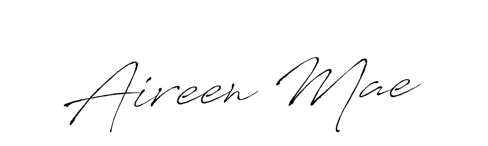 Design your own signature with our free online signature maker. With this signature software, you can create a handwritten (Antro_Vectra) signature for name Aireen Mae. Aireen Mae signature style 6 images and pictures png