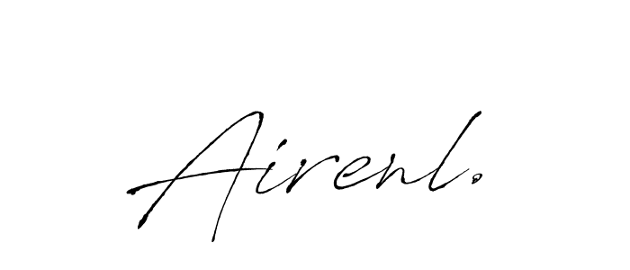 How to Draw Airenl. signature style? Antro_Vectra is a latest design signature styles for name Airenl.. Airenl. signature style 6 images and pictures png