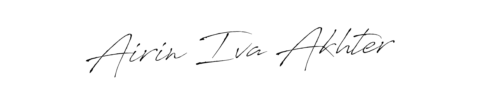 Make a beautiful signature design for name Airin Iva Akhter. Use this online signature maker to create a handwritten signature for free. Airin Iva Akhter signature style 6 images and pictures png