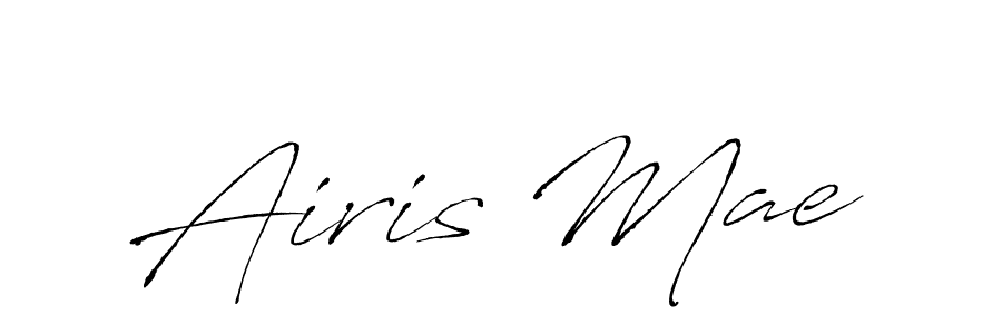 Airis Mae stylish signature style. Best Handwritten Sign (Antro_Vectra) for my name. Handwritten Signature Collection Ideas for my name Airis Mae. Airis Mae signature style 6 images and pictures png