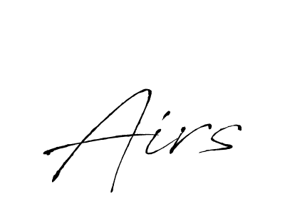 Airs stylish signature style. Best Handwritten Sign (Antro_Vectra) for my name. Handwritten Signature Collection Ideas for my name Airs. Airs signature style 6 images and pictures png