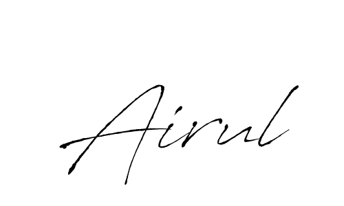 Similarly Antro_Vectra is the best handwritten signature design. Signature creator online .You can use it as an online autograph creator for name Airul. Airul signature style 6 images and pictures png