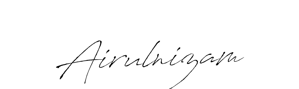 Similarly Antro_Vectra is the best handwritten signature design. Signature creator online .You can use it as an online autograph creator for name Airulnizam. Airulnizam signature style 6 images and pictures png