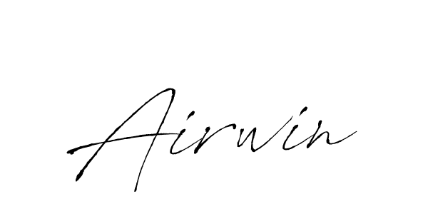 Design your own signature with our free online signature maker. With this signature software, you can create a handwritten (Antro_Vectra) signature for name Airwin. Airwin signature style 6 images and pictures png