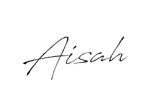 Design your own signature with our free online signature maker. With this signature software, you can create a handwritten (Antro_Vectra) signature for name Aisah. Aisah signature style 6 images and pictures png