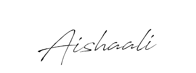 How to make Aishaali name signature. Use Antro_Vectra style for creating short signs online. This is the latest handwritten sign. Aishaali signature style 6 images and pictures png