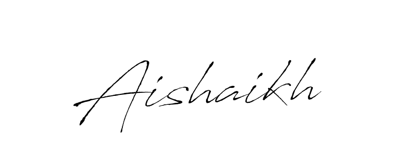 You should practise on your own different ways (Antro_Vectra) to write your name (Aishaikh) in signature. don't let someone else do it for you. Aishaikh signature style 6 images and pictures png