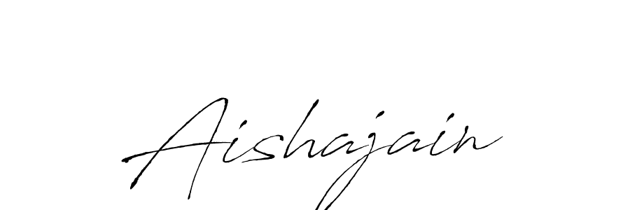 Create a beautiful signature design for name Aishajain. With this signature (Antro_Vectra) fonts, you can make a handwritten signature for free. Aishajain signature style 6 images and pictures png